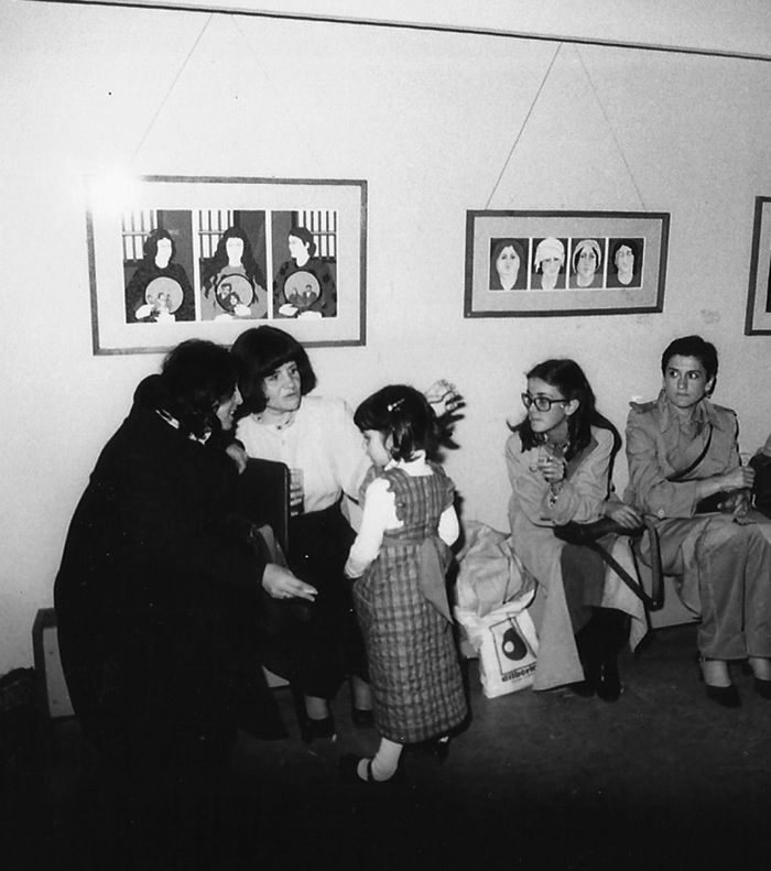 Gülsün Karamustafa, Taksim Sanat Galerisi, İstanbul, 1978 Gülsün Karamustafa, Taksim Sanat Galerisi, Istanbul, 1978