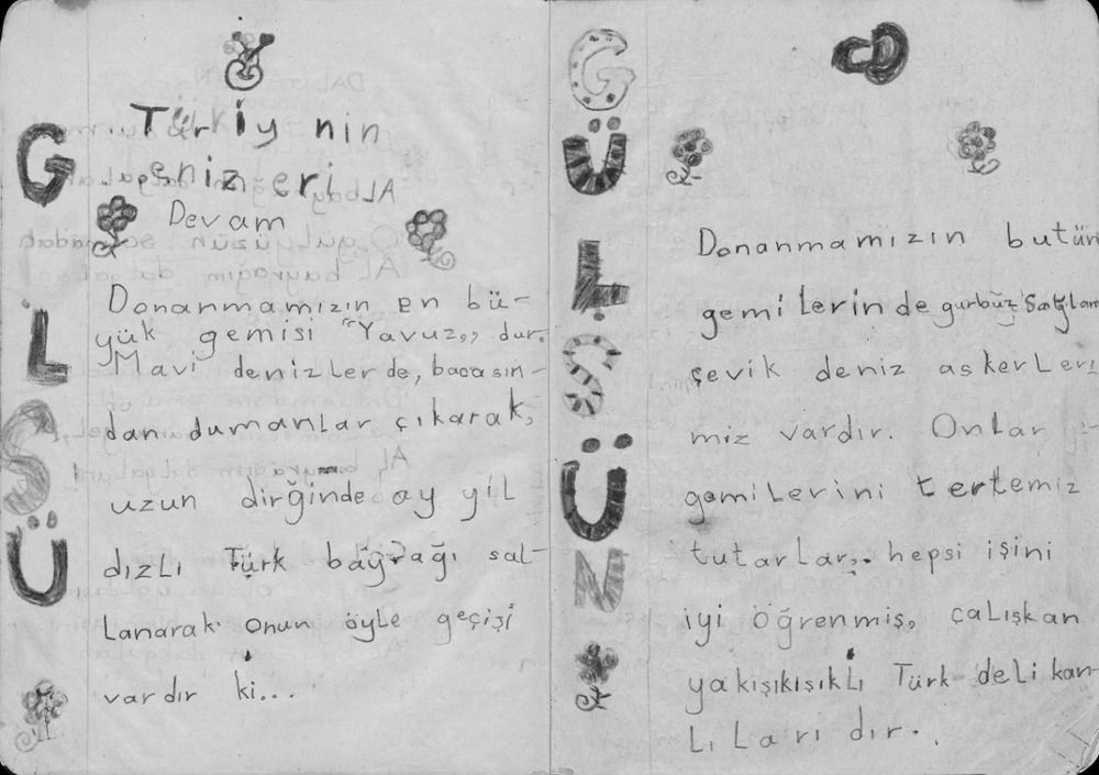 Gulsun 4 Fig. 5. Gülsün Karamustafa, <i>The Notebook</i> (1993), detail. Kadın Eserleri Kütüphanesi ve Bilgi Merkezi Vakfı (Women’s Library and Information Center Foundation), Istanbul.