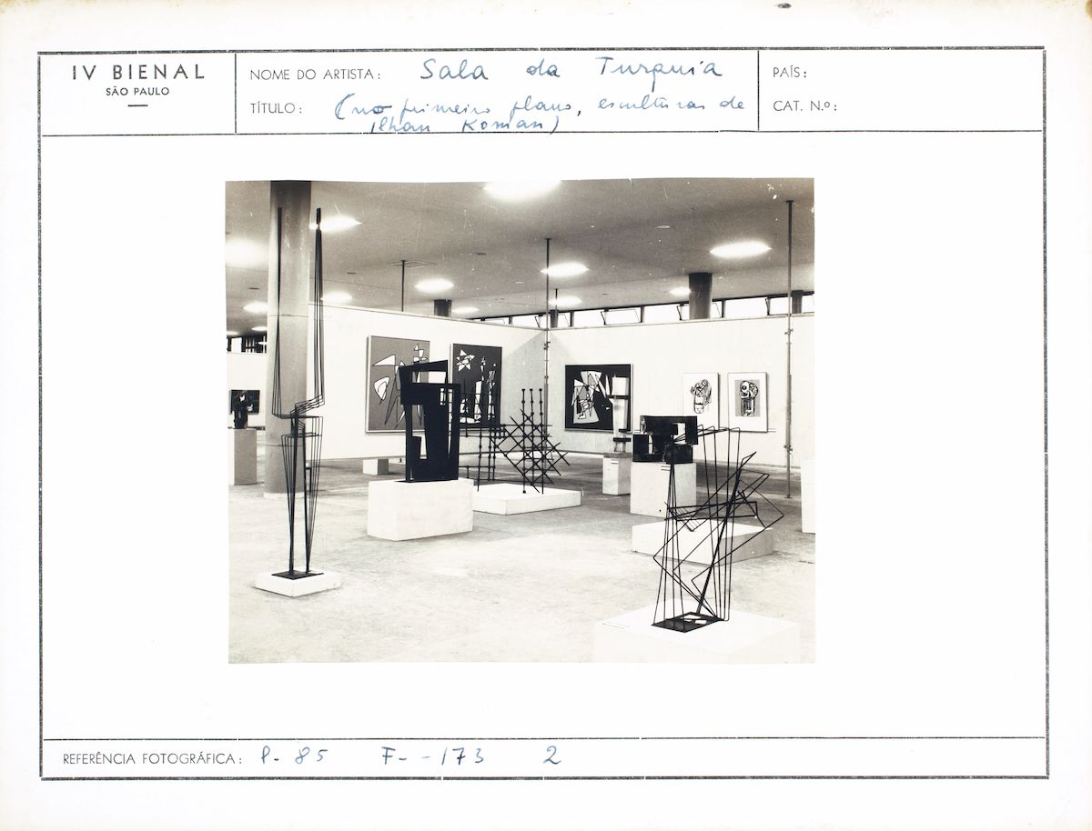 1 São Paulo Bienali Türkiye Sergisi, 1957
©Fundação Bienal de São Paulo/Arquivo Histórico Wanda Svevo