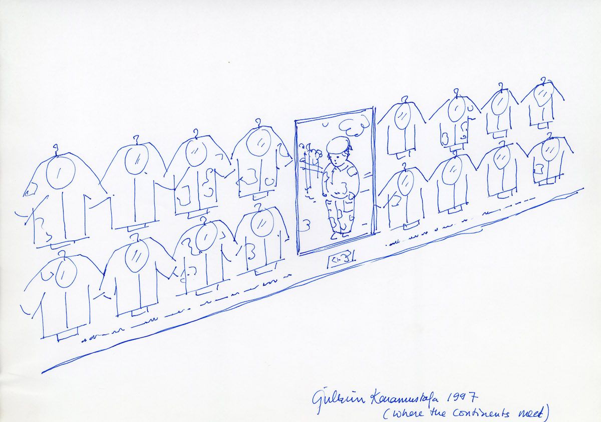 1 <i>Kıtaların Birleştiği Yer</i>, 1997 (eskiz)