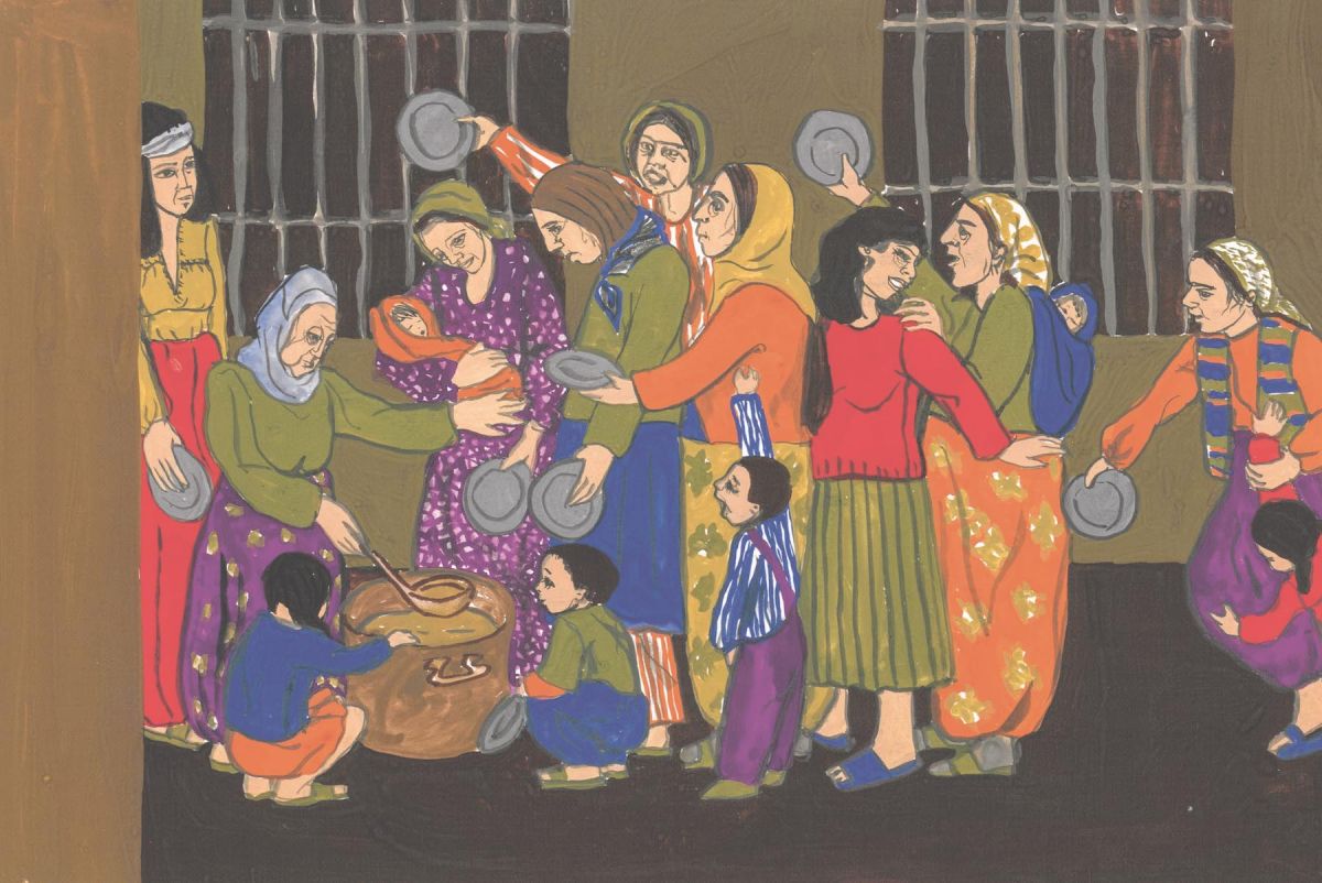 11 Karw500006 <i>Hapishane Resimleri</i>, 1972<br />
SALT Araştırma, Gülsün Karamustafa Arşivi