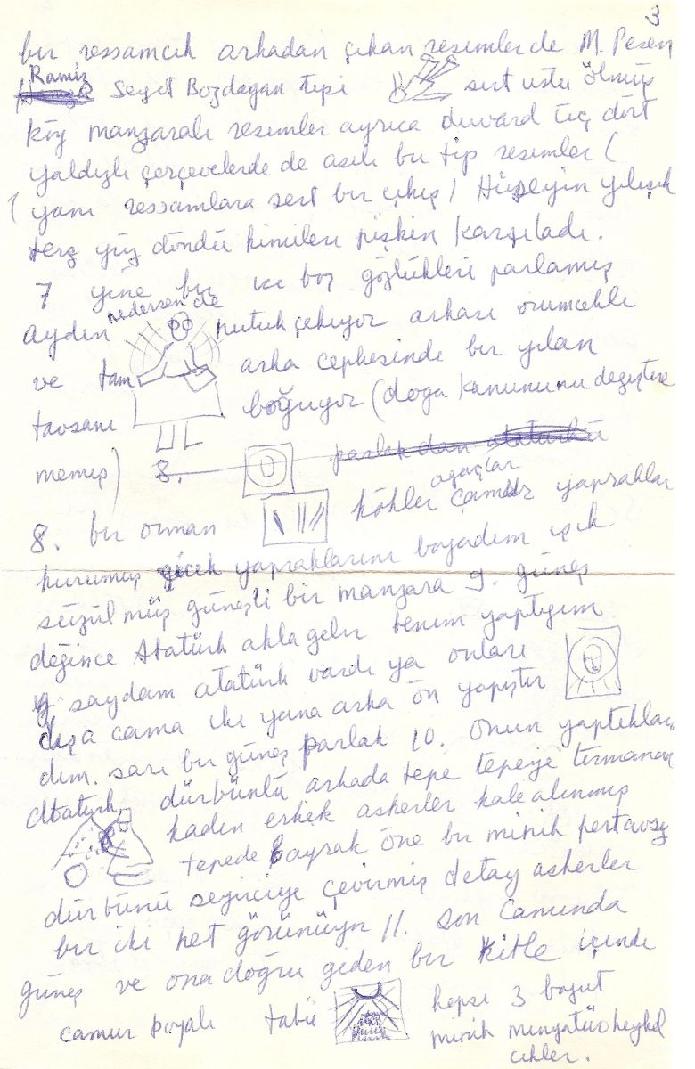 12 Füsun Onur’un Cengiz Çekil’e yolladığı mektup, 11 Haziran 1980<br />
Salt Araştırma, Cengiz Çekil Arşivi<br />
