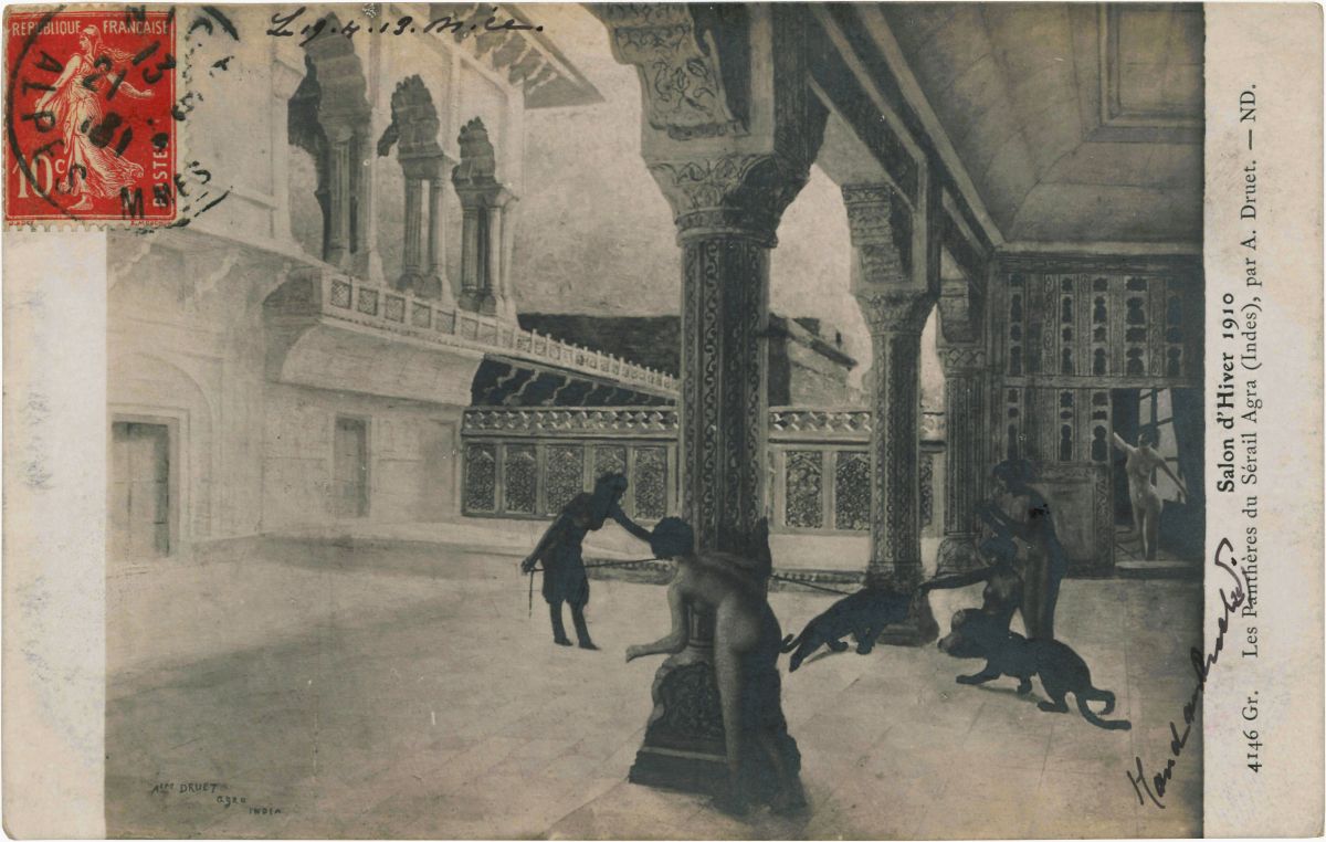 13 Handanrustu Srbdoc0331 Handan Rüştü’nün kardeşine yolladığı kart, Nice, 9 Nisan 1912<br />
Salt Araştırma, Sabiha Rüştü Bozcalı Arşivi<br />
