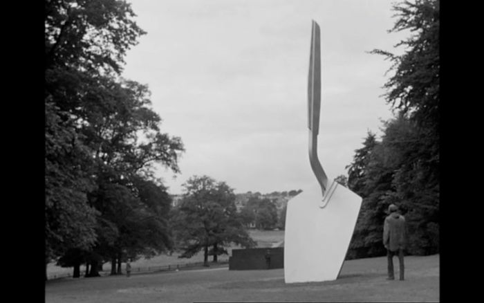 Sonsbeek buiten de perken (1971) filminden bir kare <i>Sonsbeek buiten de perken</i> (1971) filminden bir kare