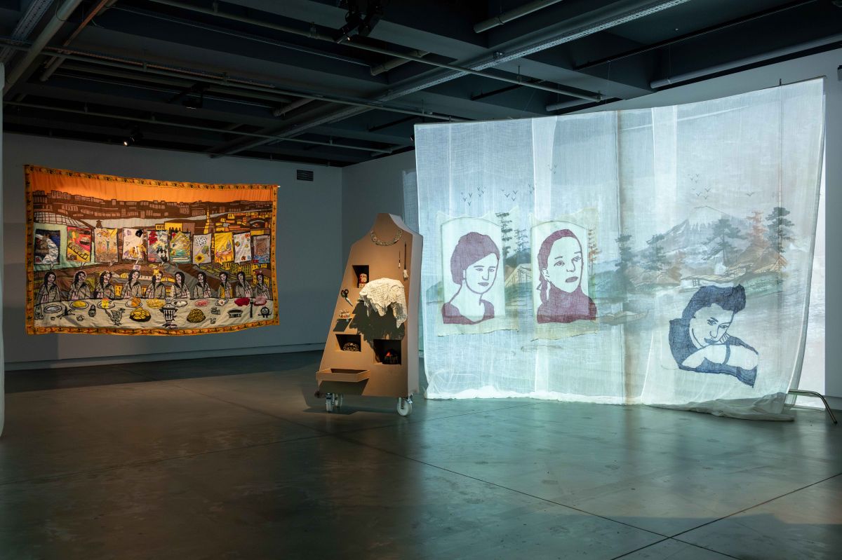 3 18 Güneş Terkol’un <i>Epipe</i> sergisinden görünüm, Salt Galata, 2026
Fotoğraf: Metean Bars (Salt)
