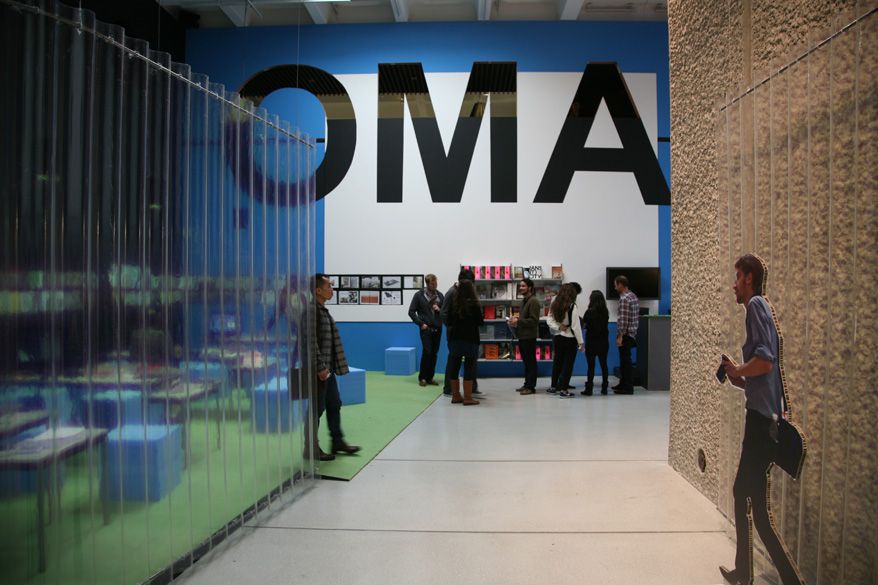 Rotor'un Barbican Art Gallery'de gerçekleştirdiği OMA/Progress sergisinden Rotor'un Barbican Art Gallery'de gerçekleştirdiği <i>OMA/Progress</i> sergisinden (Londra, 2011)