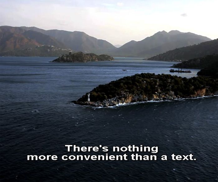 Film Socialisme 2010 yapimi Film Socialisme videosundan bir kesit