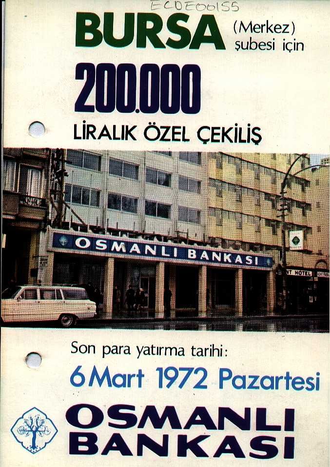 9 1 Osmanlı Bankası’nın 1970’lerden 2000’lere kadar kullandığı bina <br />
Salt Araştırma, Osmanlı Bankası Arşivi<br />
