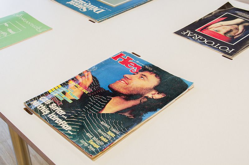 Birumit Hero <i>Nerden geldik buraya</i> sergisinden
Fotoğraf: Mustafa Hazneci, SALT Beyoğlu, 2015.