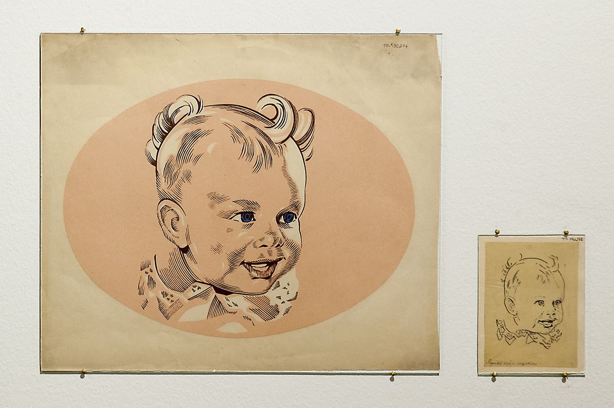 Bozcali Hero <i>Ressam Sabiha Rüştü Bozcalı</i> sergisinden detay, SALT Galata, 2016
Fotoğraf: Mustafa Hazneci.
