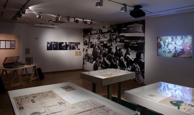 Nerden geldik buraya, SALT Ulus, 2016 <i>Nerden geldik buraya</i>, SALT Ulus, 2016
Fotoğraf: Cemil Batur Gökçeer