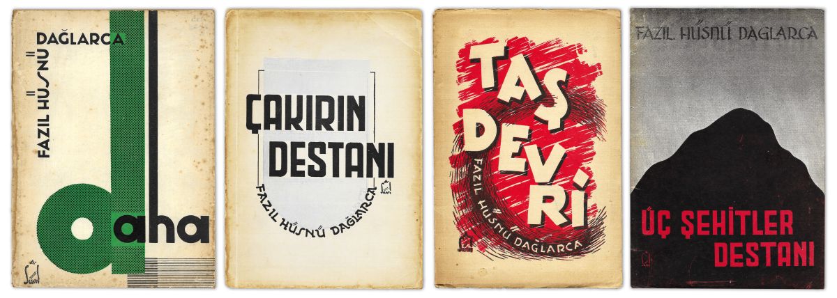 Gorsel24 1943 1949 Fazil Husnu Daglarca Ali Suavi imzalı Fazıl Hüsnü Dağlarca kapakları