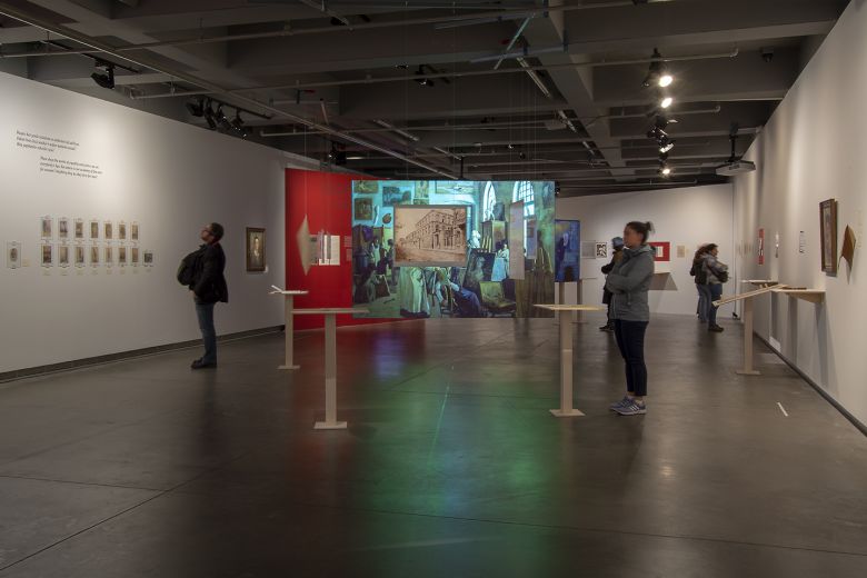 Mihri Saltgalata 2019 <i>Mihri: Modern Zamanların Göçebe Ressamı</i>, SALT Galata, Mart 2019
Fotoğraf: Mustafa Hazneci, SALT