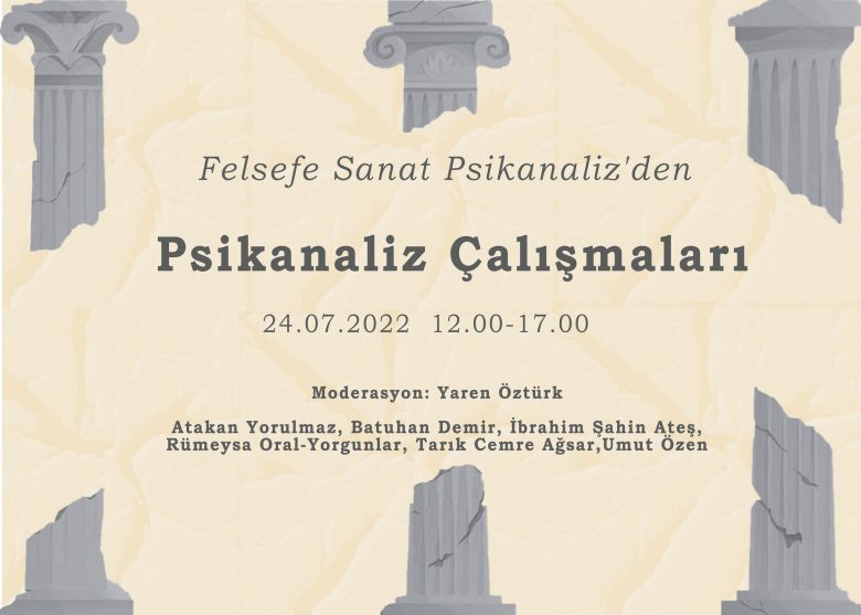 Psikanaliz Calsmalar Etkinlik Afisi 